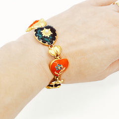 Elysian Baroque Heart Bracelet