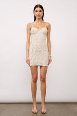 Gisele Ruffle Lace Mini Dress