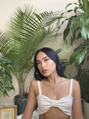 Ivory Isle Bamboo Bow Bralette