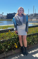 Blazer recyclé vintage Fringe Frenzy de Shop Journal 