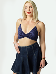 Melrose Pleated Bra Top