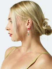 Fountain Ave Deco Dangle Earring