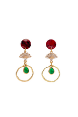 Fountain Ave Deco Dangle Earring