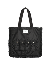Thea Ruffle Nylon Tote