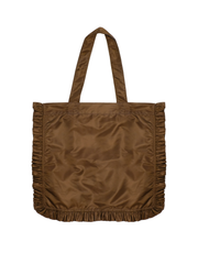 Thea Ruffle Nylon Tote