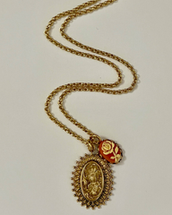 Rose Reliquary Necklace