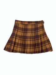 Sunset  Pleated Mini Skirt